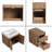  Vowar Wall-Mounted Bathroom Vanity With Resin Vanity Top-1976068636