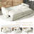Syd 91'' Corduroy Square Arms Sleeper Convertible Sleeper Bed Firm Queen Size Sleeper Sofa-628809027