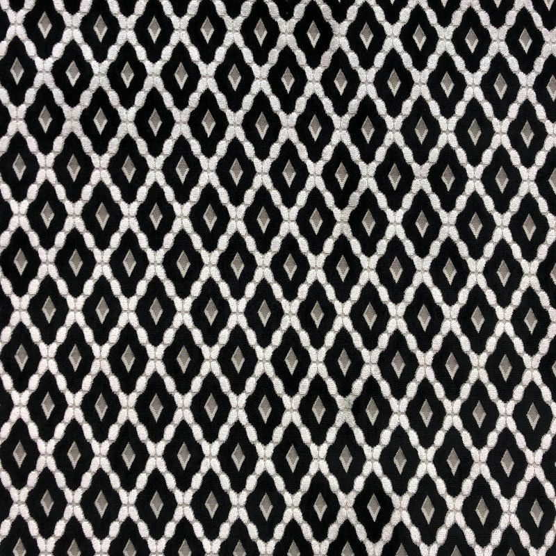 Cut Velvet | Diego Fabric_DIEGO, Black