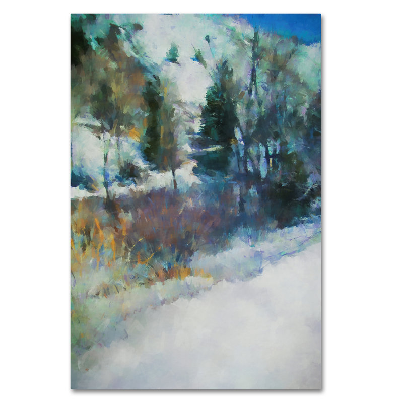 Art mural sur toile tendue - «Morning In Colorado» par Jai Johnson pour décoration de salon, de chambre à coucher ou de bureau - 12 x 19