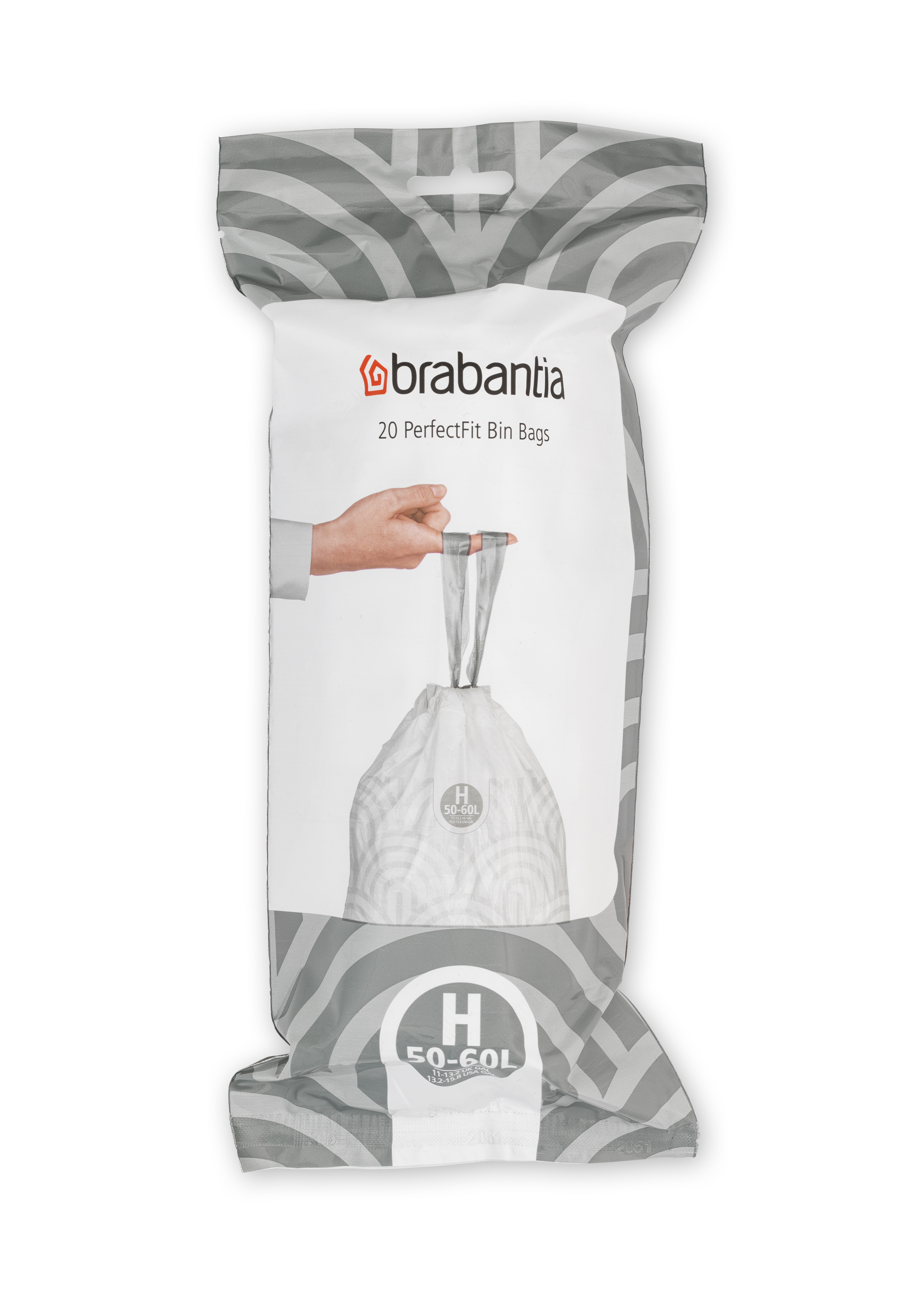 PerfectFit Plastic Trash Bags - 120 Count (Set of 120) Brabantia