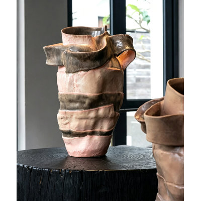 Vases de table en céramique / porcelaine Pink Trumpet