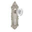 Victorian Plate with Decorative Keyhole and Crystal Egg & Dart Knob-1135224501-1135224488