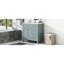 Meuble-lavabo de salle de bain avec tiroirs - Structure en bois massif 36 po-121054715