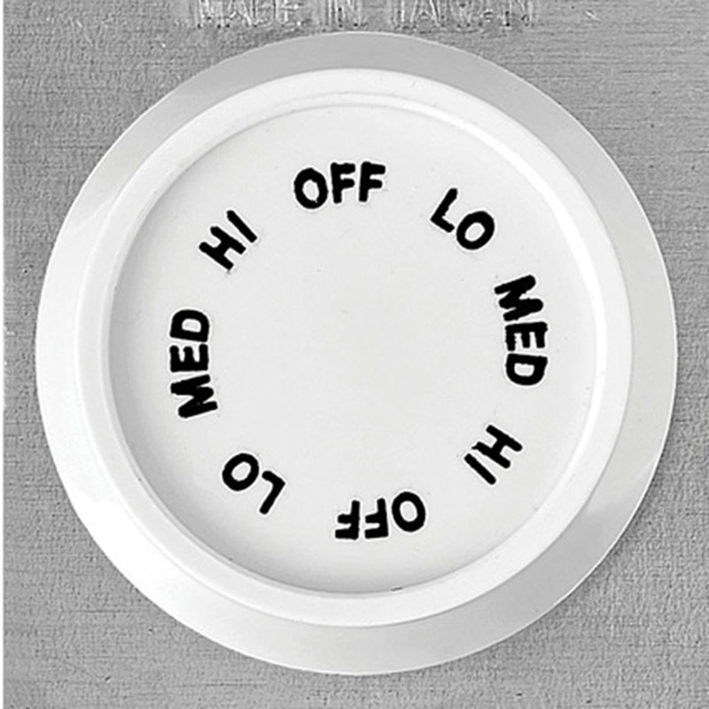 3-Speed Rotary Fan Wall Control in Appliance White