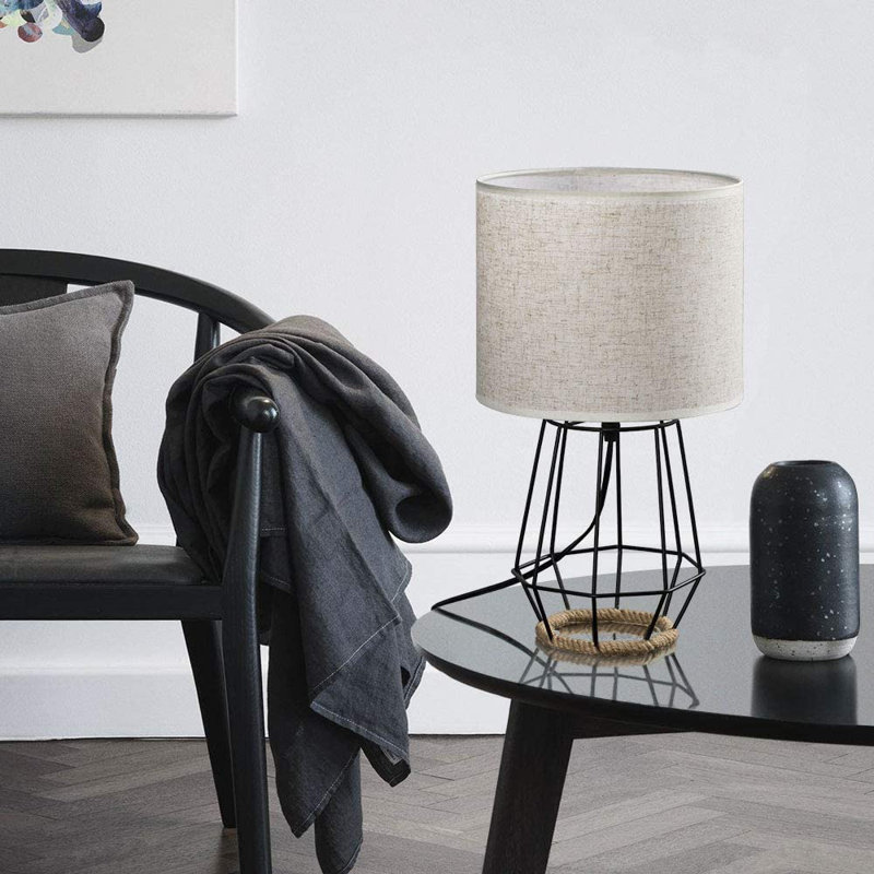 Lampe de table noire 15,2 po Lytchett