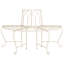 Abia Wrought Iron Outdoor Tree Bench-1590060480