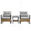 Ensemble de chaises berçantes 3 pièces-366685196