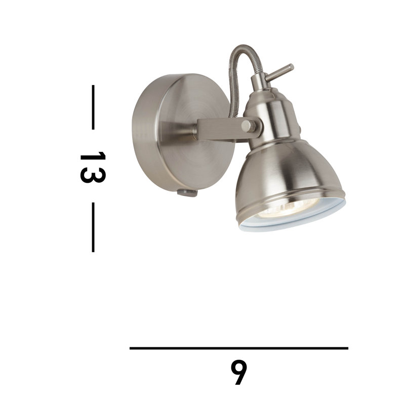Bridge Street Spotlight, Satin Silver
