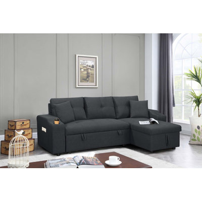 92'' Upholstered Sleeper Sofa, Sofa Bed, Couch