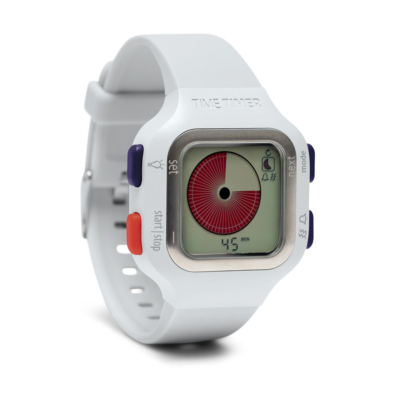 Petite montre Time Timer, blanc arctique