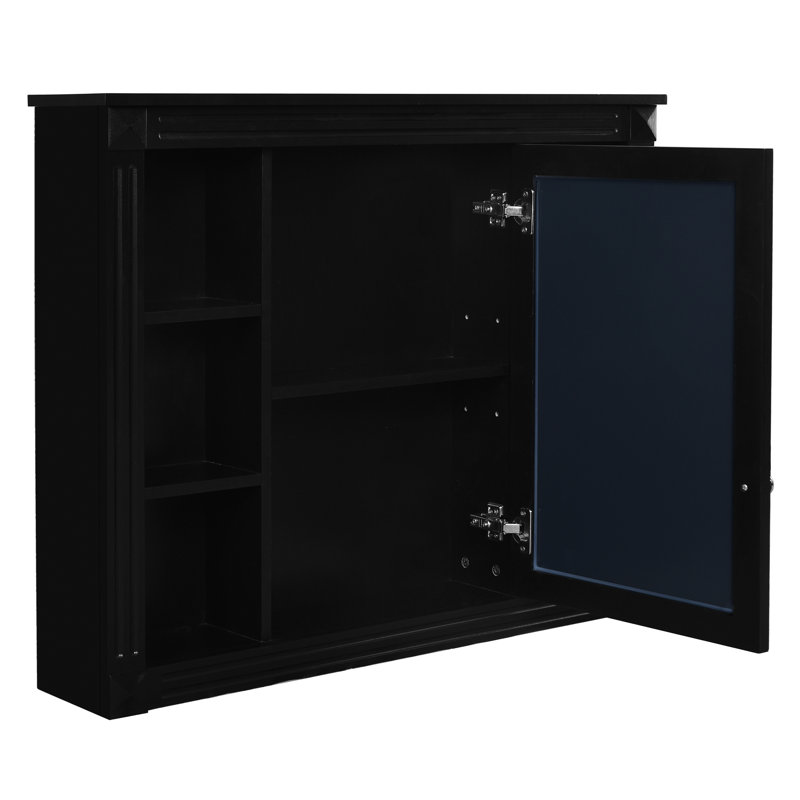 Modern Bathroom Mirror Cabinet - 35'' X 28'', Spacious, Stylish Design Wall Included, Spacious Storage