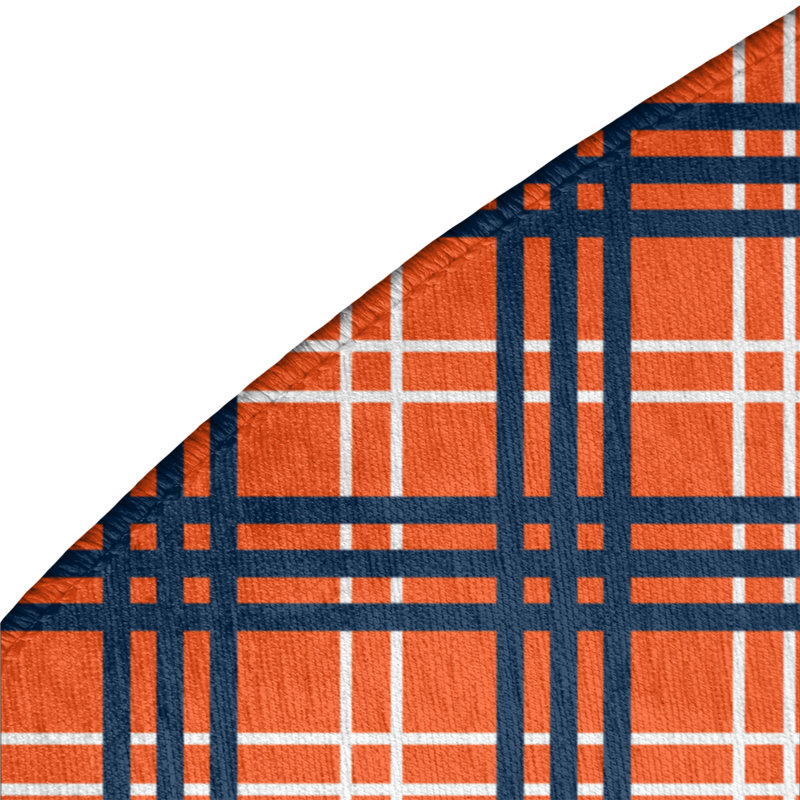 Plaid Indoor Rug, Round 5'