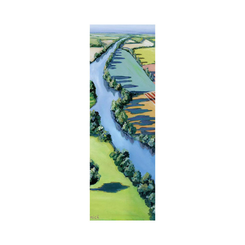 Flying Above II by Mica - Wrapped Canvas Panoramic Gallery-Wrapped Canvas Giclée, 30.48 cm H x 91.44 cm W x 1.91 cm D