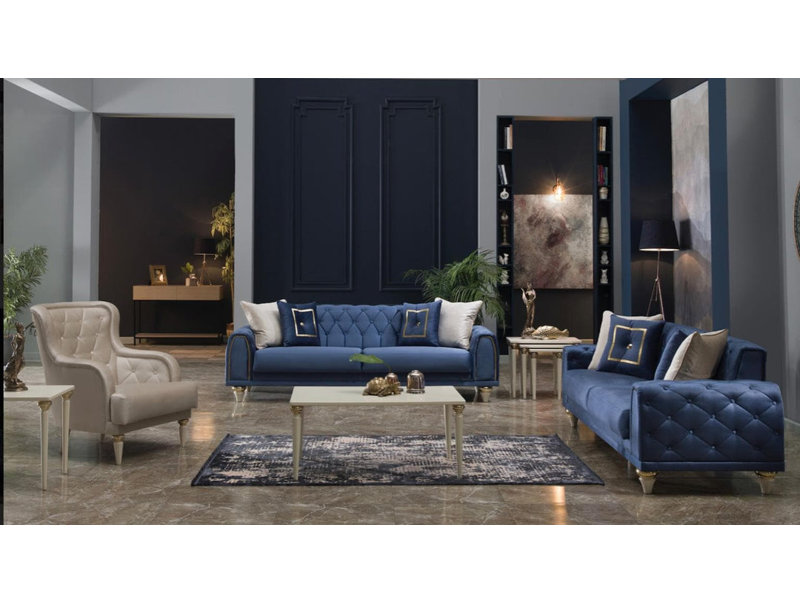 Hoffer 94'' Velvet Convertible Sofa
