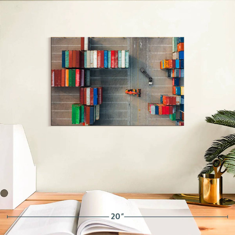 Mehar Freight Yard II, 8" H x 12" W