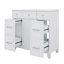 Meuble-lavabo 36 po avec lavabo en céramique, portes à fermeture douce, tablettes réglables et 3 tiroirs-165838051