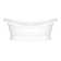 Marlborough 74-7/8" x 34-1/4" Freestanding Soaking Bathtub in Volcanic Limestone™ with Overflow Hole