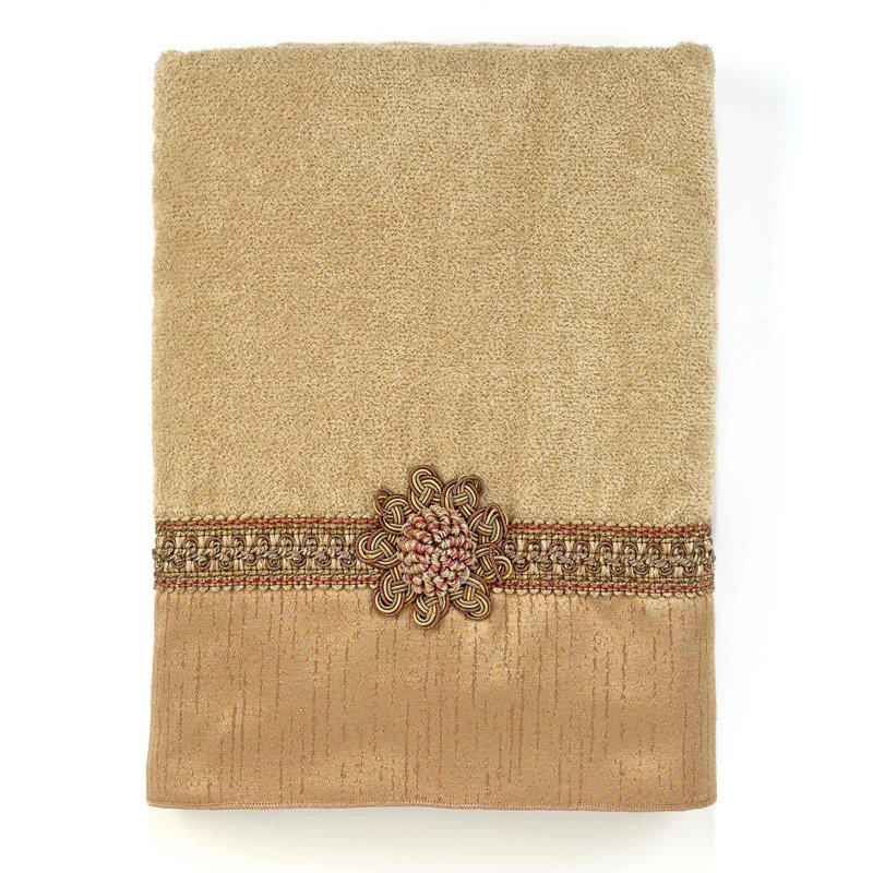 Winston Porter Escanaba 3-Piece Towel Set, Brown