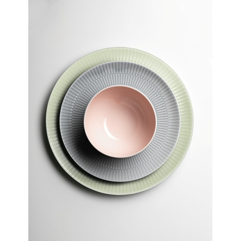 Amina 27.8cm Porcelain Dinner Plate, Green