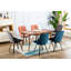 Kailyn Swivel Velvet Dining Chair with Steel Legs-438161198