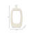 Craigban Modern Stoneware Ceramic Vase with Open Geometric Design - Sleek Decorative Accent-1028012512-1028012515