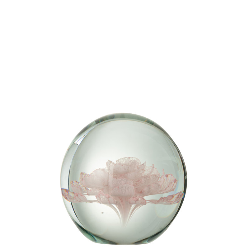 Madeline Glass Decorative Object, 12cm H x 12cm W x 12cm D