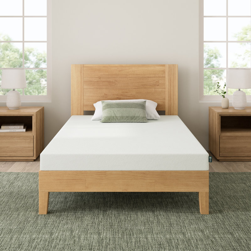 Matelas en mousse viscoélastique imprégnée de charbon de bois 6 po Zinus, Jumeau, 6