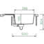 Schock Single Bowl Inset Kitchen Sink-142205002