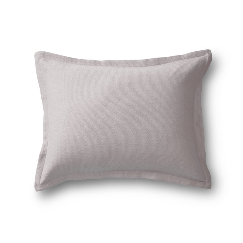 Neo Standard Cotton 3 Piece Duvet Cover Set, King Duvet Cover + 2 King Shams, Light Gray
