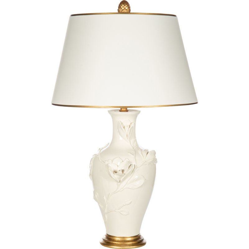 Snow Magolia Ceramic Table Lamp
