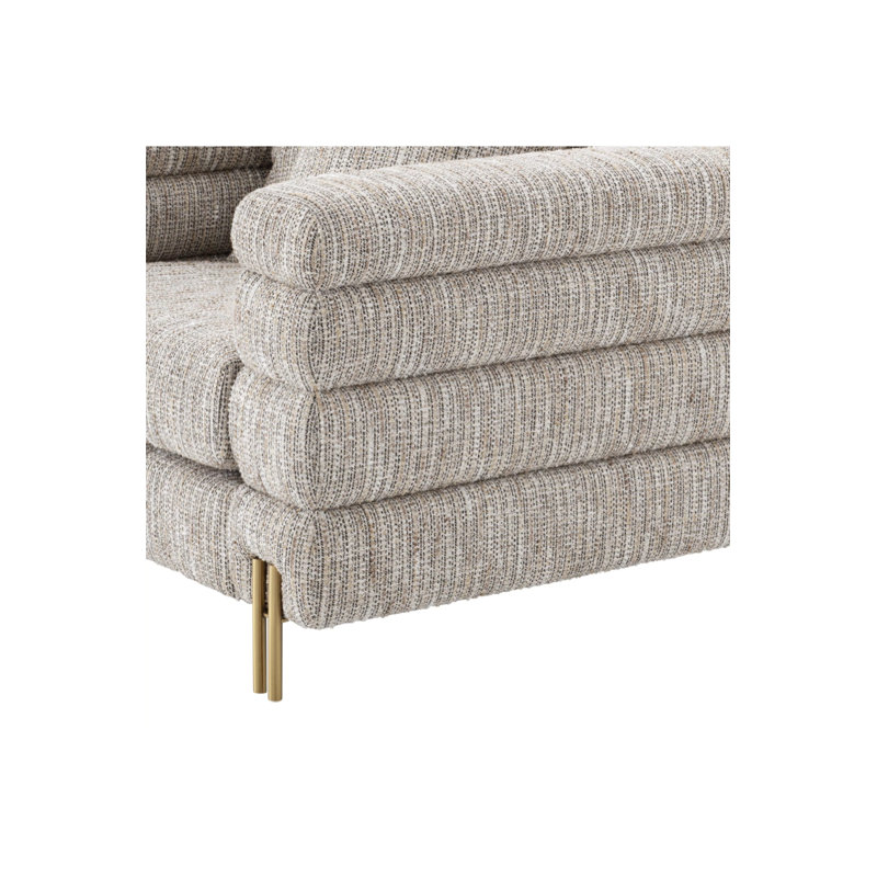 Fauteuil d'appoint York, Beige