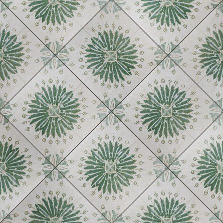 Klinker Retro Blanco 12.75" x 12.75" Ceramic Patterned Wall & Floor Tile