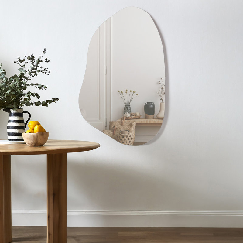 Akashia Glass Free Form Mirror