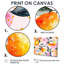 Décoration murale jaune, jaune, floral, orange, arbres I - fruits-454462972-454462920