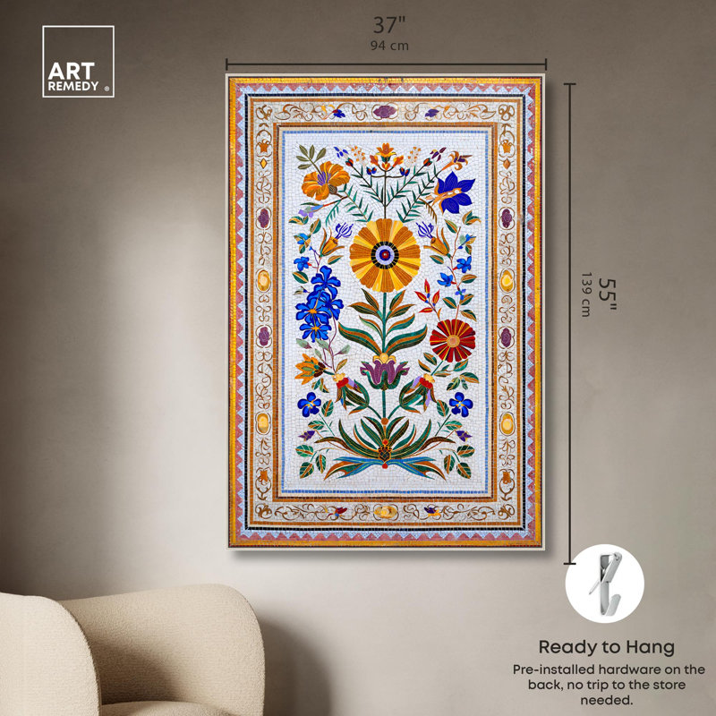 «Tree of Hala», reproduction d'art sur toile par Art Remedy, H 54 po x l 36 po, Cadre argenté
