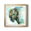 Buffalo on Blue - Cadre photo, reproduction d'art sur papier-426885801-426885802