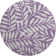 Premium Machine Washable Prisco Purple Rug