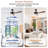 52" Farmhouse Wall Control Propeller Ceiling Fan without Light, Double-Sided Blades, 4 Speeds Reversible DC Motor-61422053
