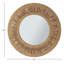Escape Flat Rattan Wall Mirror