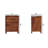 Avishai 17.7'' W Solid Wood Nightstand
