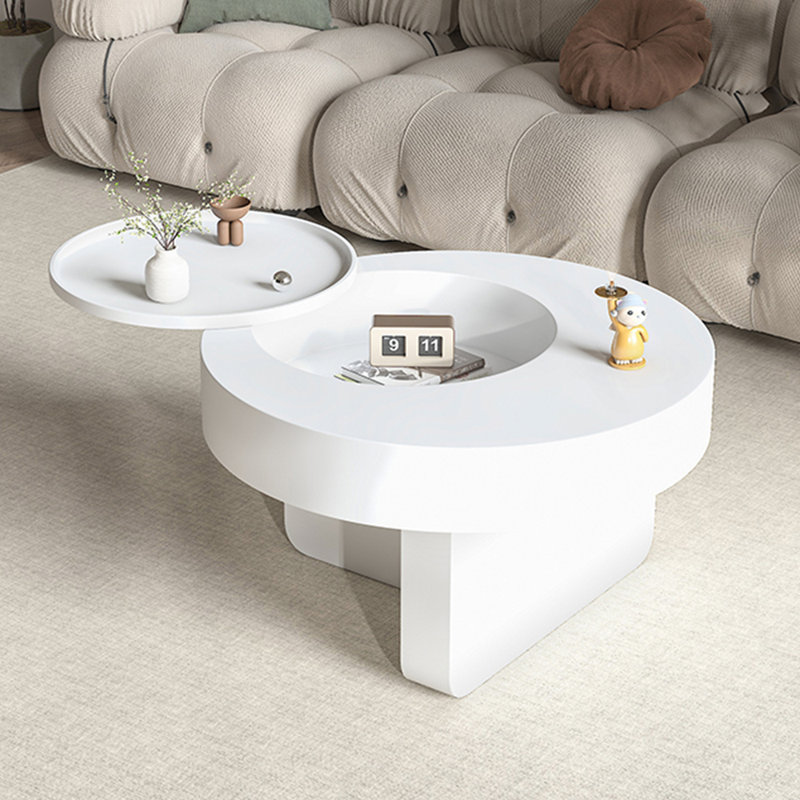 Creamy style modern creative coffee table