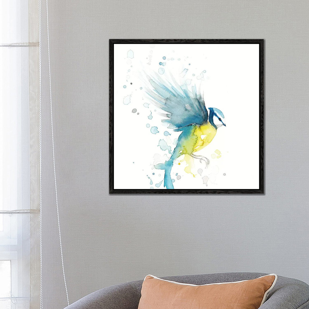 Blaumeisenvogel II von The Cosmic Whale - Gallery-Wrapped Canvas Giclée on Canvas