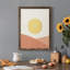 Simple Boho Sun I - toile encadrée de qualité supérieure - prête à être accrochée-1769115616-1769115630-1769115627