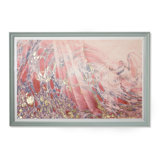 Rose Marbling Print