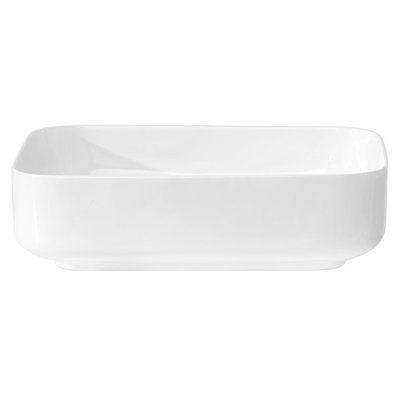 Vessel Ceramic Sink, Rectangular Bathroom Sink