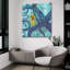 Art mural en verre épique «Misadenture 2» par Alicia Ludwig, 36 po x 36 po