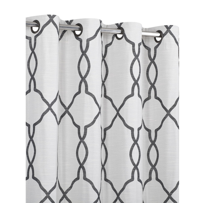 Mallie Room Darkening Curtain Pair, Gray, 50" W x 95" L
