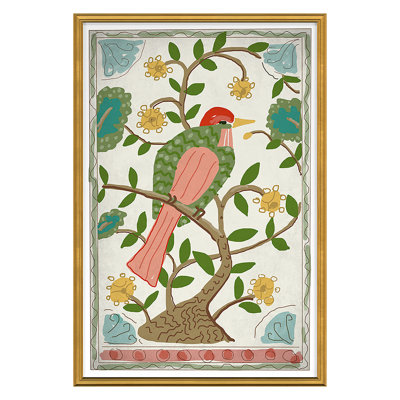 Pink Throated Thrush Print by Dana Gibson