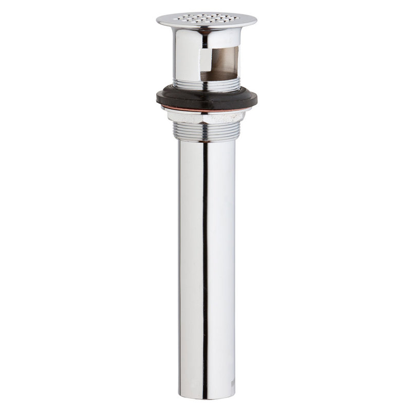 Universal Lavatory Grid Waste Strainer with Tail